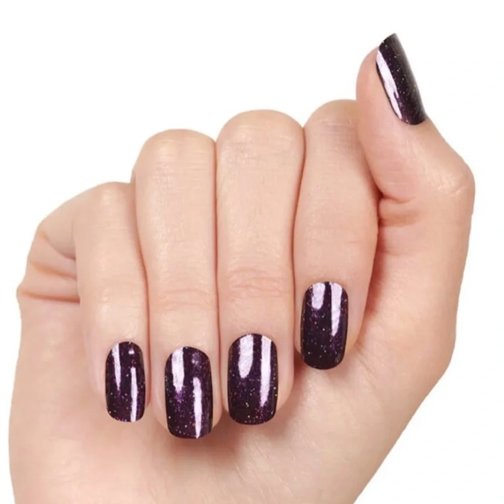 *Exclusive* Color Street: Plum As You Are | Purple Blackberry Glitter Fall Dark - Picture 13 of 15